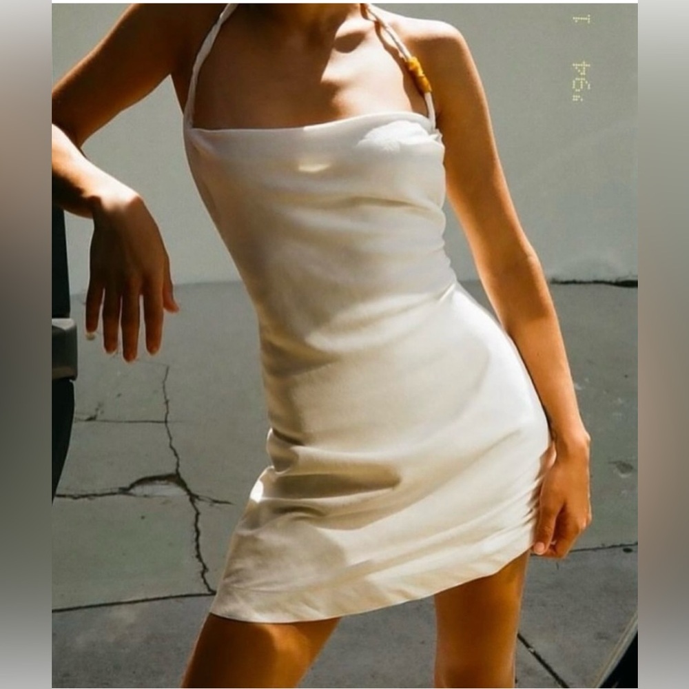 Zara Cream Mini Dress NWOT